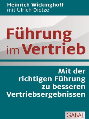 cover image of Führung im Vertrieb